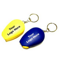 Rounded Tape Measure Key Ring